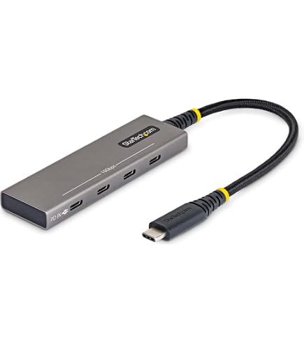 Amazon.com: StarTech 4-Port USB-C to 4x USB-A Hub, 5Gbps, USB